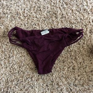 Purple cut out bottoms